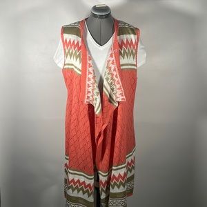 Sleeveless Cardigan size XL